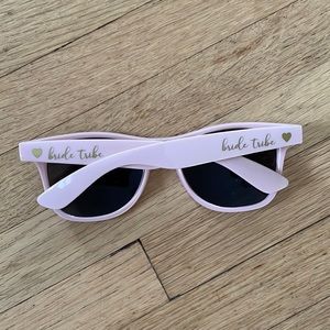 Bride Tribe pink plastic sunglasses
